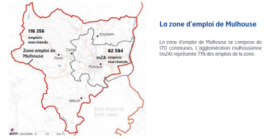 Une étude comparative sur des zones d'emploi en France