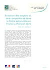 Evolution des emplois et des compétences dans la filière automobile en France à l’horizon 2020
