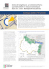 Moins d’emplois de proximité et forte spécialisation du tissu économique dans les zones d’emploi frontalières