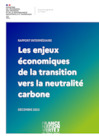 RAPPORT INTERMÉDIAIRE -Les enjeux économiques de la transition vers la neutralité carbone
